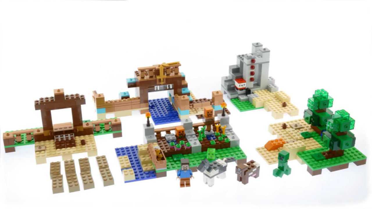 搭建乐高积木我的世界系列21135建造箱子20第3种拼砌方法