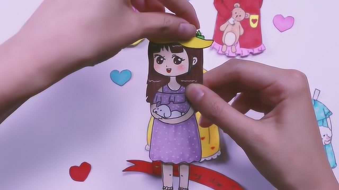 《小伶玩具》小葩手绘课堂开始啦,一起制作美少女娃娃换装diy咯!