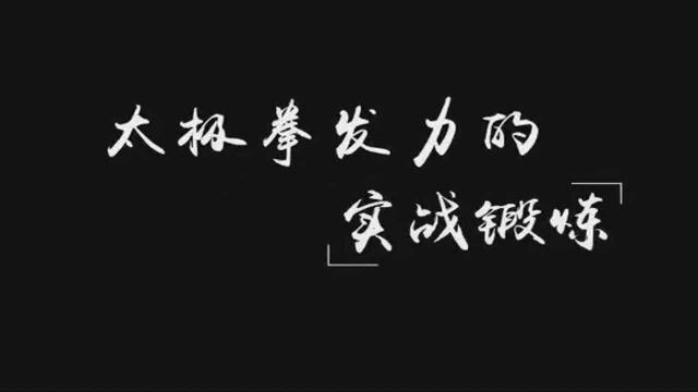 太极拳发力时居然有这种威力!看完视频我再也不敢说太极弱了!