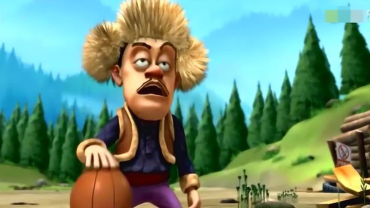 熊出没:光头强打篮球自带解说,不过就是不进球