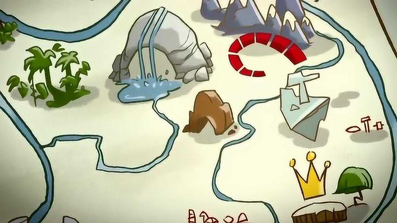 愤怒的小鸟猪国王得到了一张藏宝图排出精锐去寻宝结果宝藏竟是