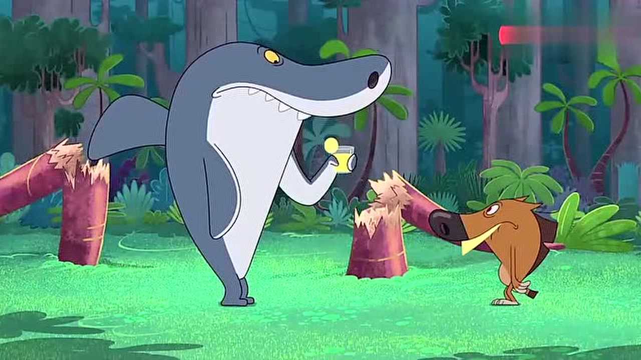 鲨鱼哥和鬣狗喝了自己调制的柠檬水居然爽到爆