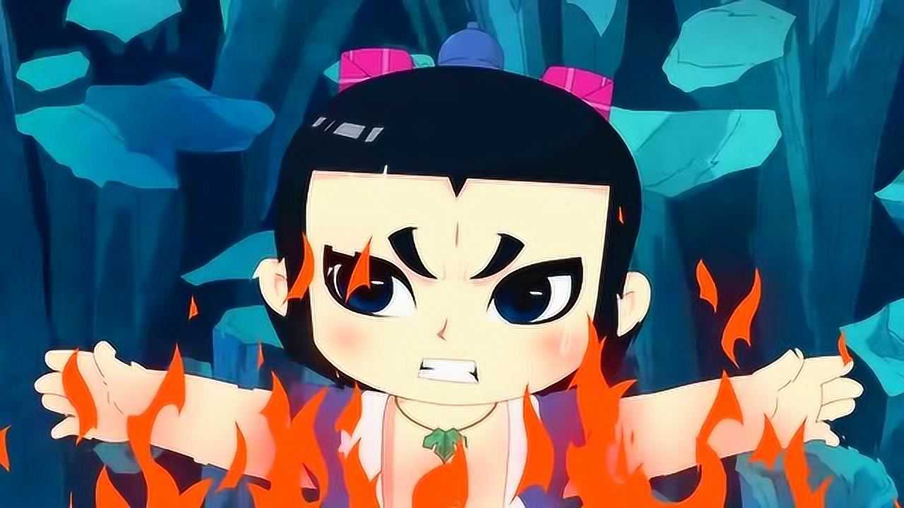 新葫芦兄弟:四娃和五娃同时变大,为什么四娃要放火烧五娃呢?