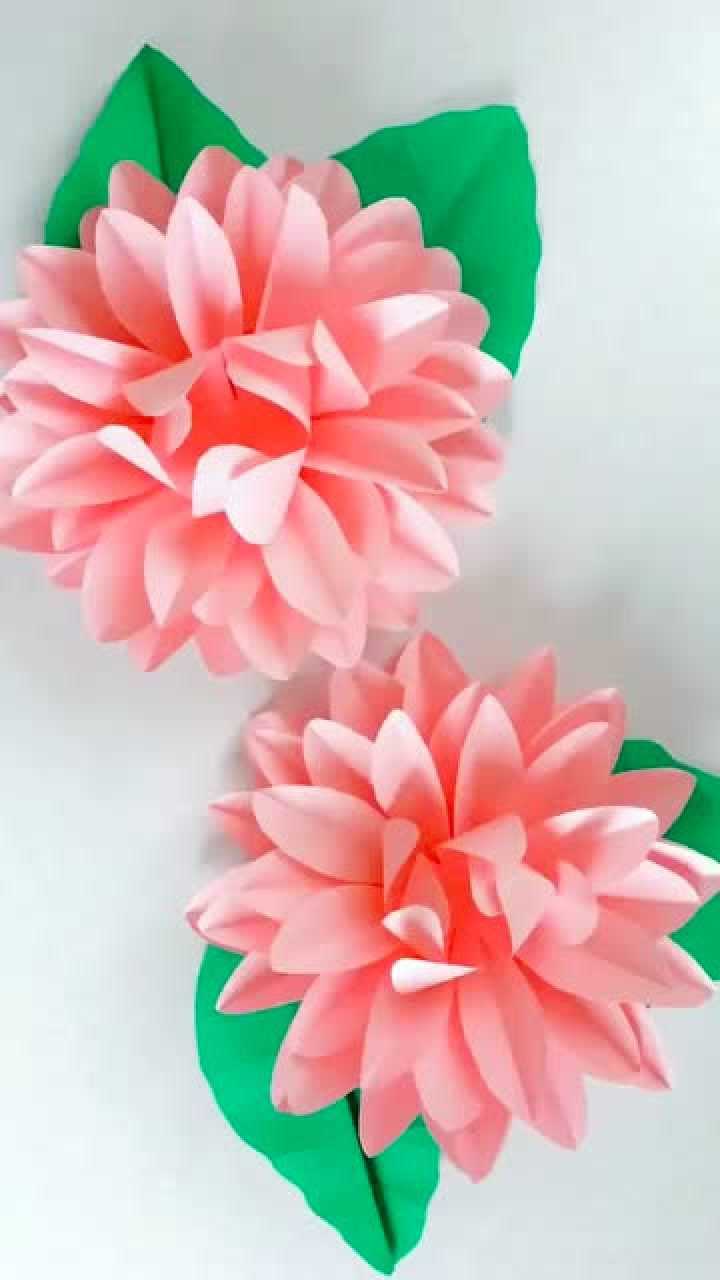 diy手工折纸制作牡丹花,做法简单,非常好看!