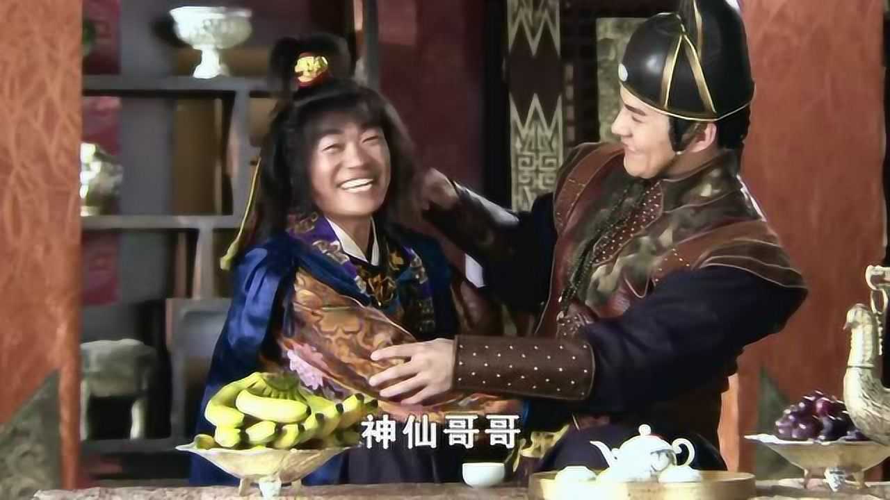 隋唐演义：李元霸再见秦叔宝大喊神仙哥哥，一把搂住秦琼不放手！_腾讯视频