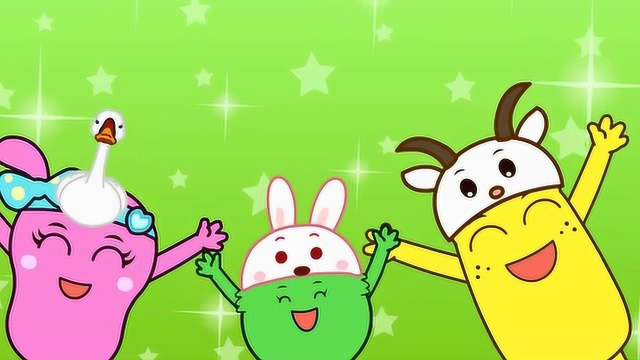 咕力儿歌:小白兔请客 小猪小猪洗干净朋友们都欢迎