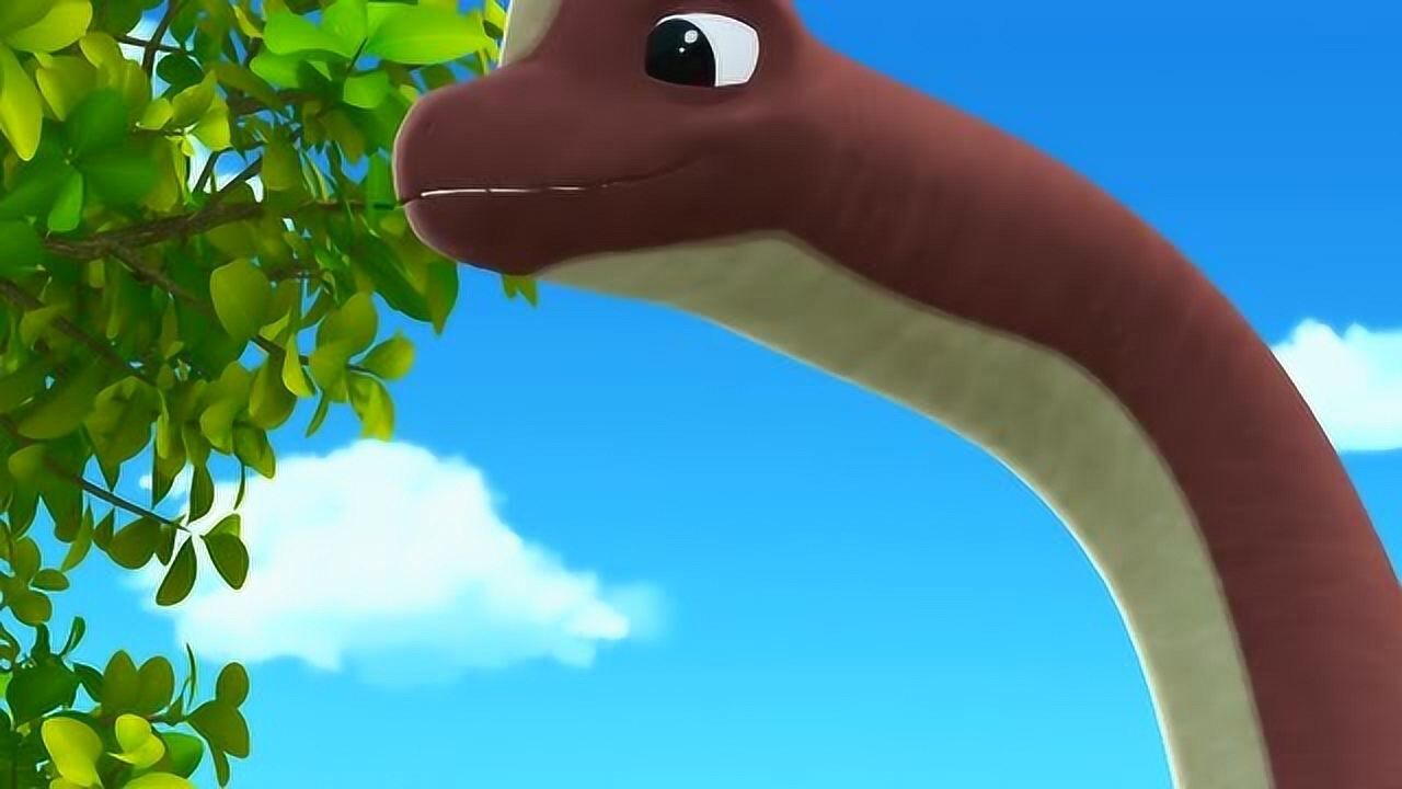 恐龙探险队:喜欢吃树叶的长颈龙