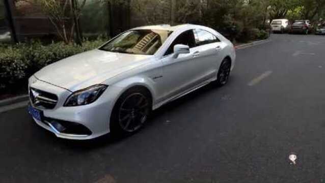 今天试驾一下585匹马力的奔驰AMGCLS63