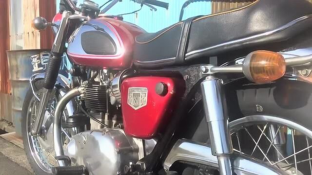 一代经典摩托车欣赏川崎1969年Kawasaki W1S