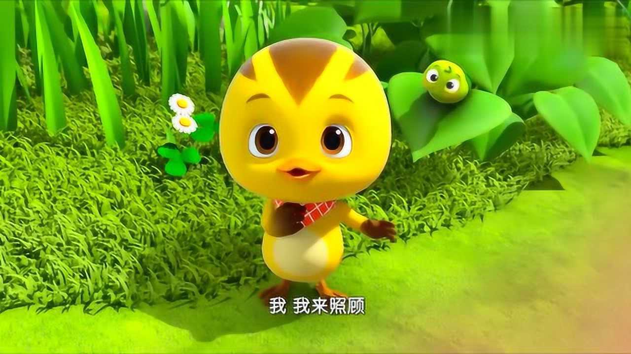 萌鸡小队麦奇担当起照顾虫宝宝的责任不愧是位好哥哥呢