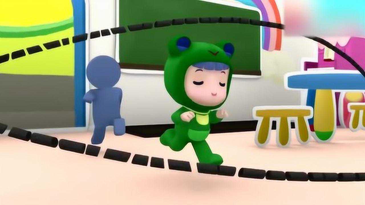 乐比悠悠安全教育:玩游戏轮流玩最好了,插队可不是好习惯!