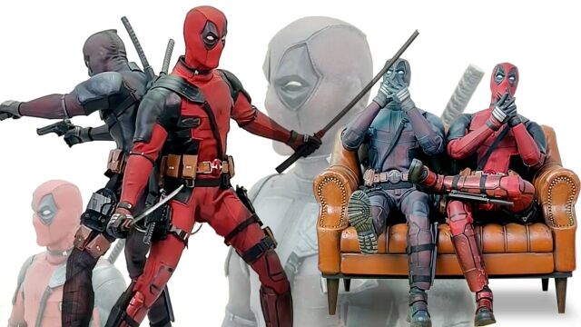 《死侍2》Hot Toys灰尘版死侍,帅到褪色的小贱贱!