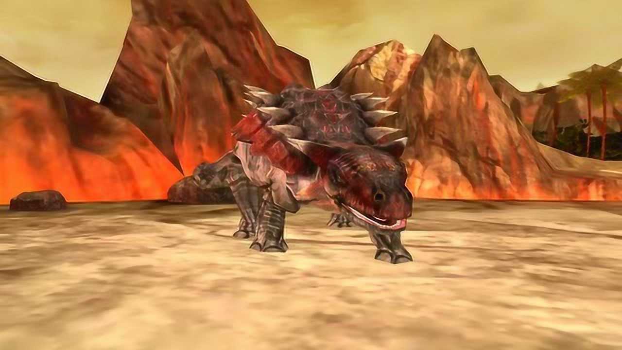 恐龙世界大战 坦克甲龙vs暴虐霸王龙