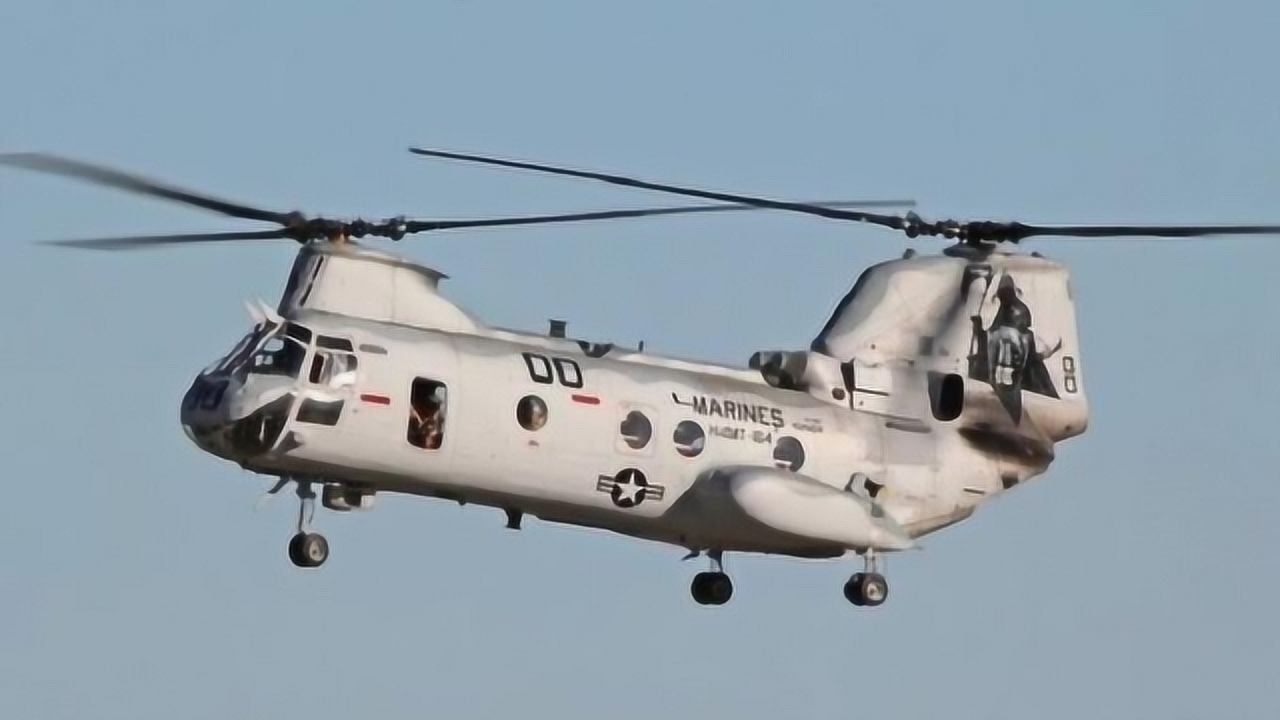 海洋骑士:盘点年近半百的美国海军ch46重型运输直升机