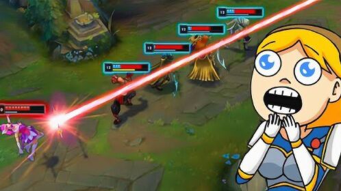 lol:光辉女郎大招横扫一切,这伤害你怕不怕