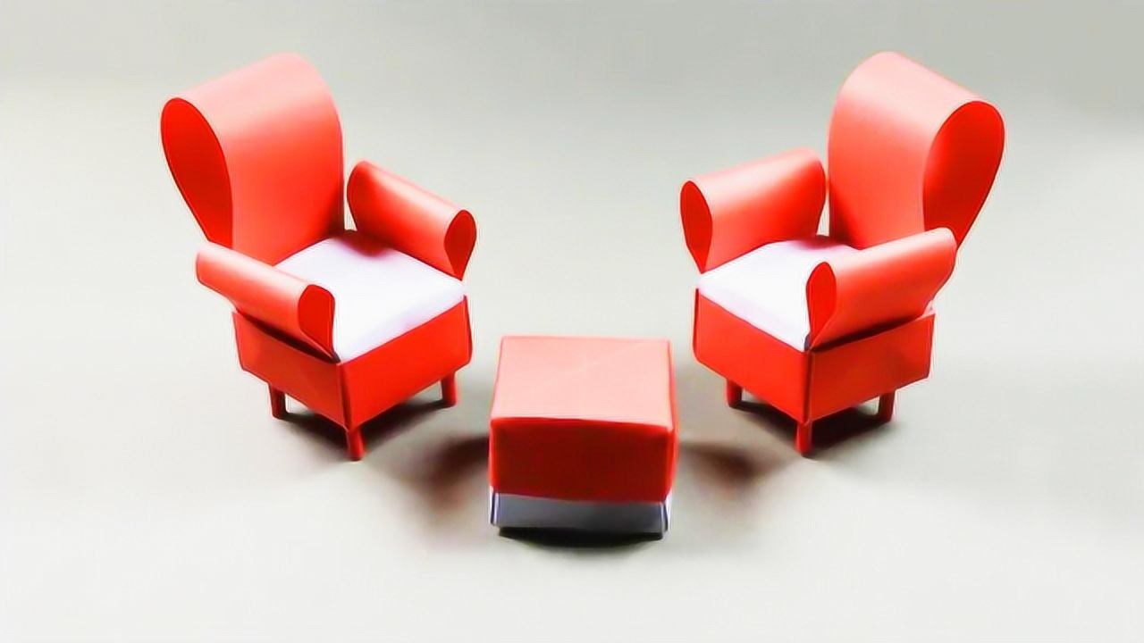 折纸大全,教你怎么用纸折叠沙发