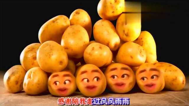 疯狂的土豆,爆笑改编土豆版《情火》,土豆的表情太有意思了!