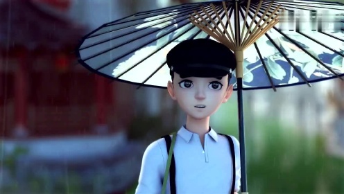 凄美中国风动漫《雨之歌》 讲述抗战时期一对青年情侣离散的故事