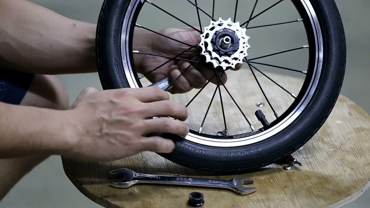 dahon kaa433大行k3飞轮更换示范