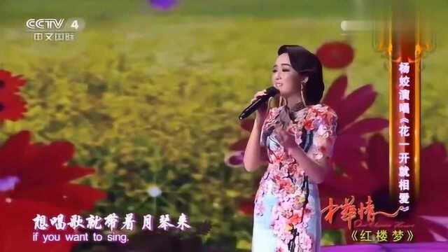 美女歌手杨姣演唱《花一开就相爱》醉人醉心,细腻甜美