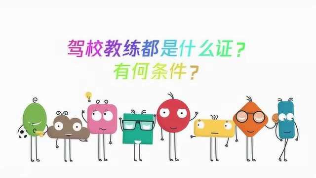 考驾校教练证需要一些什么条件