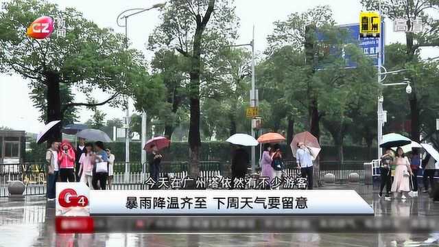 广州天气:暴雨降温齐至