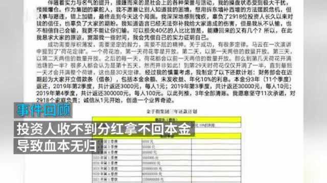 金手指李家诚投案,涉非法吸收公众存款