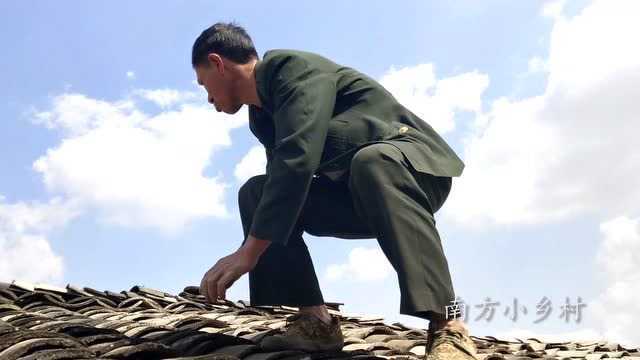 雨季来之前,农村的瓦房一年要“捡漏”一次,你见过吗