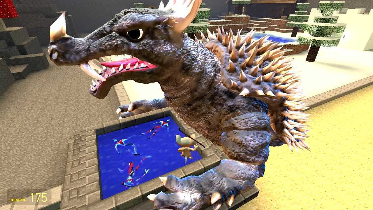 安吉拉斯怪兽把奥特曼水井搬回家