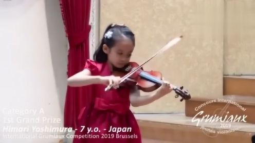 7岁日本女孩的小提琴演奏现场，一个比一个年轻啊！