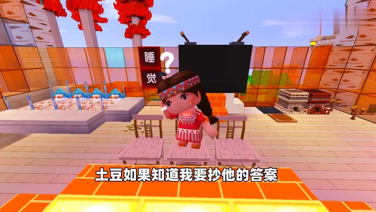 迷你世界妮妮土豆我吃烤鸡,我以为她变乖了,结果她却另有打算