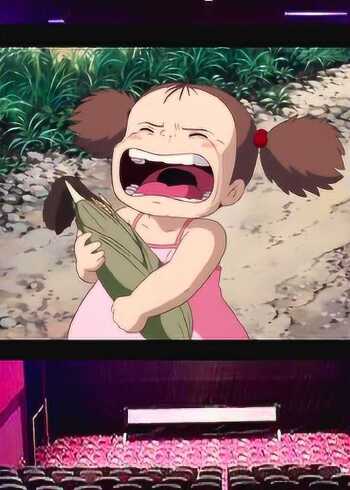 《龙猫》小梅大哭,网友:连哭都这么可爱!