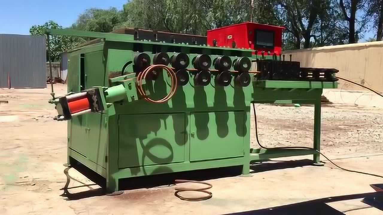 钢筋螺旋筋成型切断机,开封地出厂调试