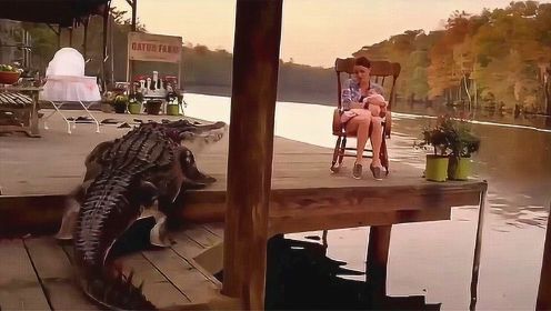 小伙被鳄鱼咬伤，变异成巨型鳄鱼，被老婆豢养在水池里