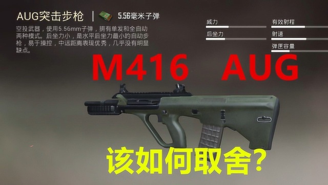 维哥解密社:M416还是AUG,稳重的突击步枪如何取舍?