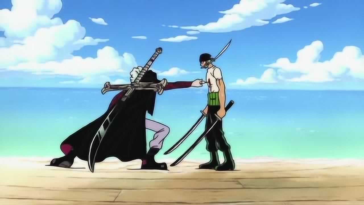 鹰眼米霍克!剑豪索隆命丧大海