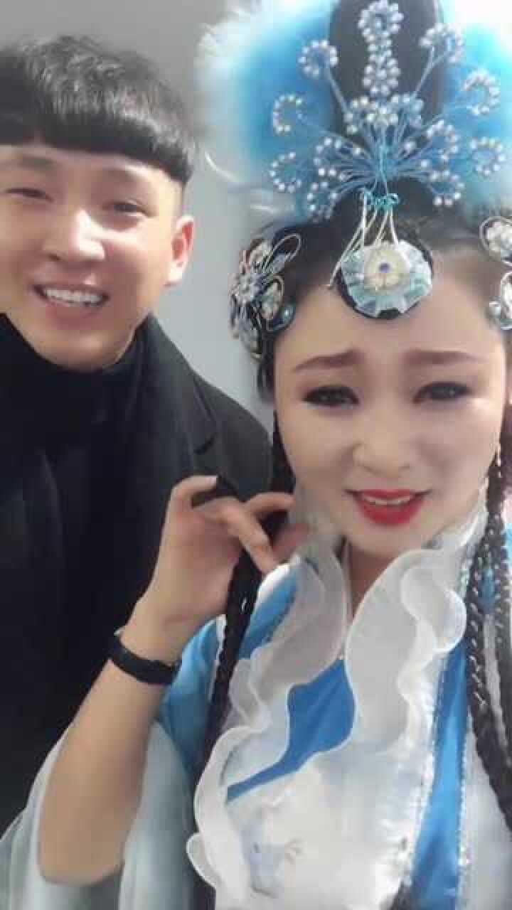 清唱更显真唱功七岁红和男演员演唱二人转网友可真好听啊