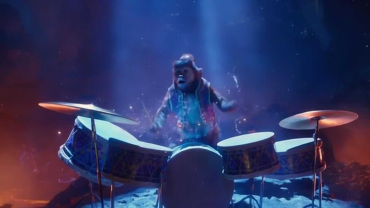 经典神话电影阿拉丁最搞笑的部分小猴子敲架子鼓