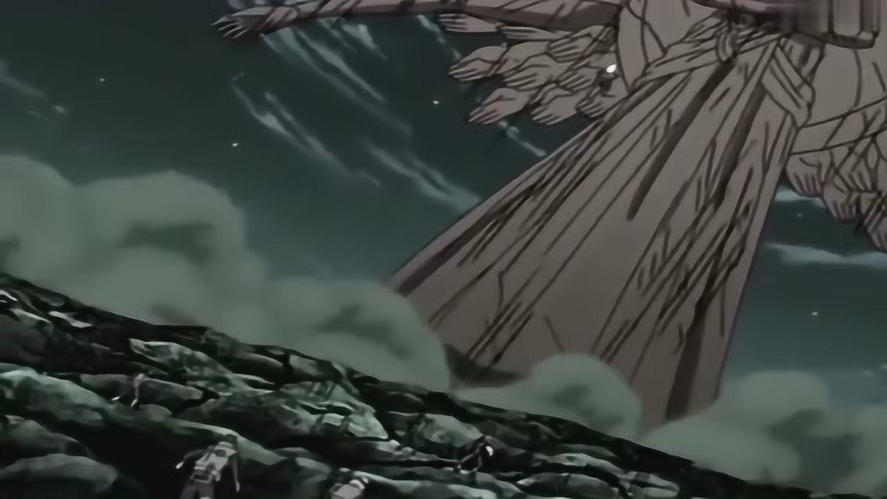 火影真数千手完全体唯一一次露相看个头都怂了