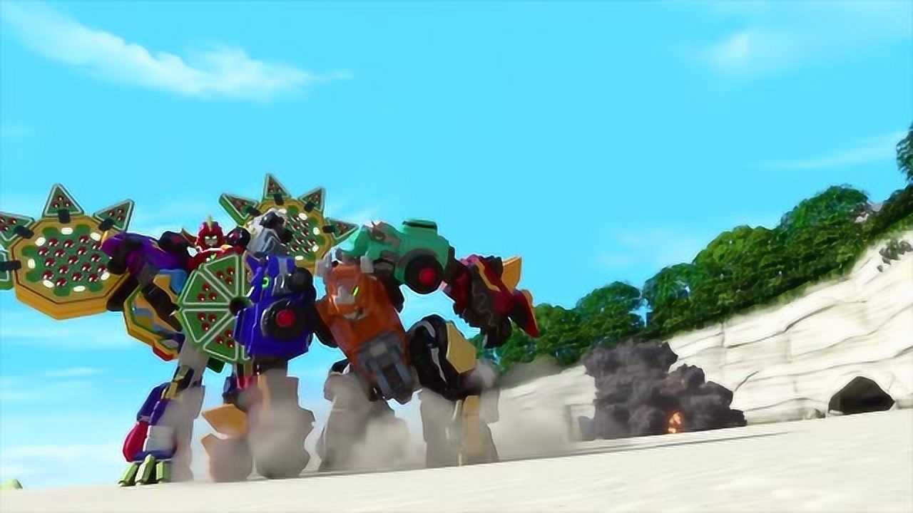 龙星仔和阿汉联手净化了食肉牛龙,他们太棒了