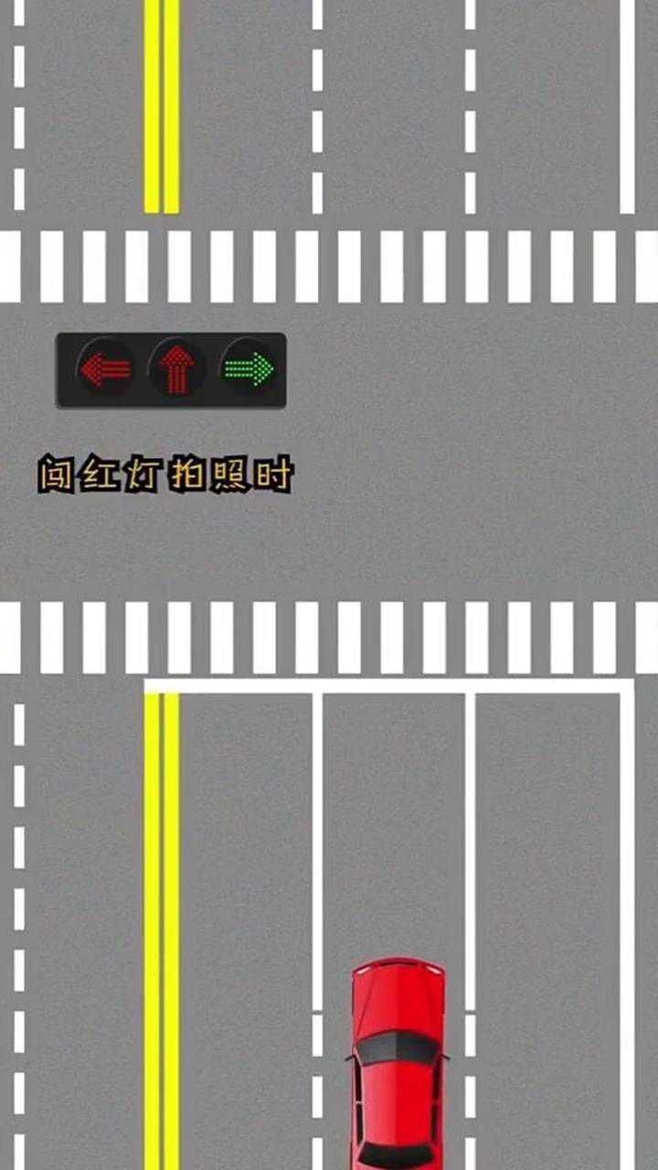 闯红灯的三张照片集齐