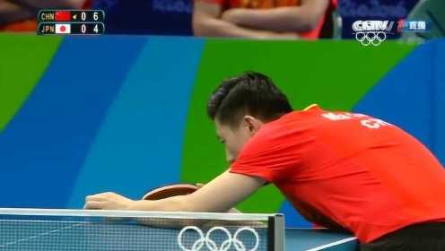 经典回放！里约奥运乒乓球男团决赛第一场，马龙VS丹羽孝希