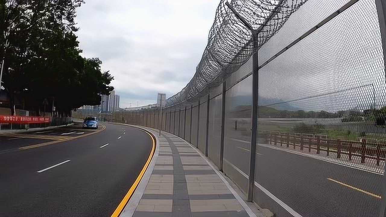 香港边境铁丝网图片