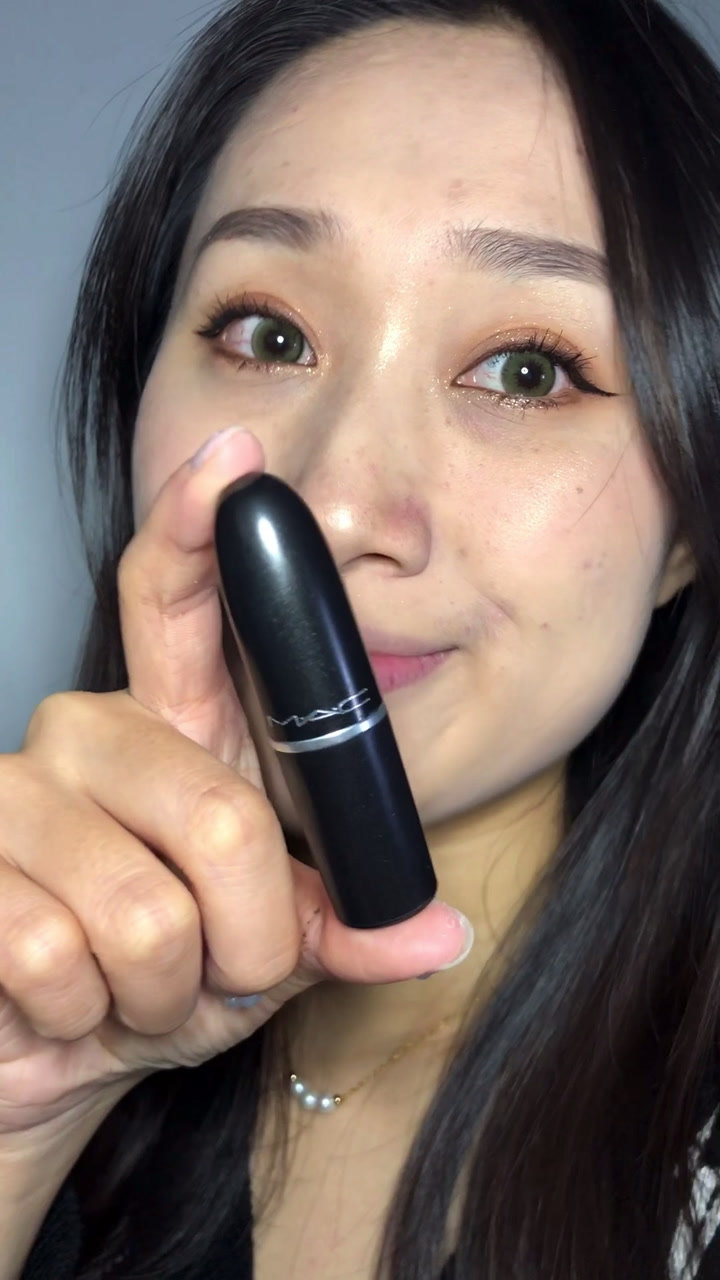 mac口红 lady danger试色