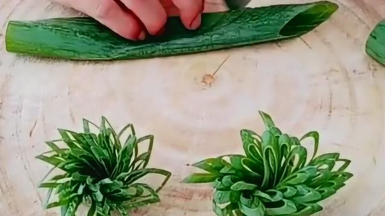 吃了20多年的大葱才知道这样切最有创意米其林摆盘也不过如此