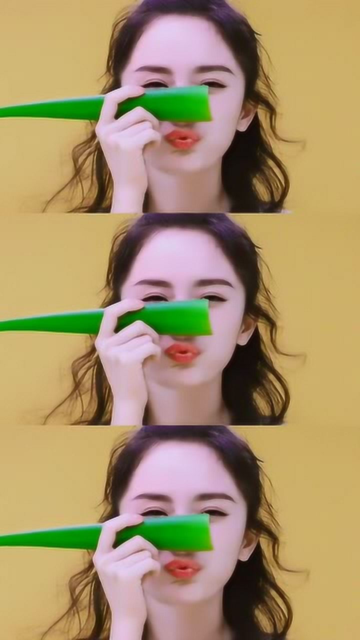 杨幂嘟嘟嘴的样子真是太招人喜欢了