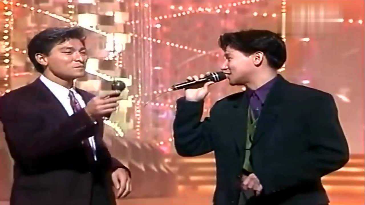 珍藏画面刘德华张学友沉默是金天王同台经后少有