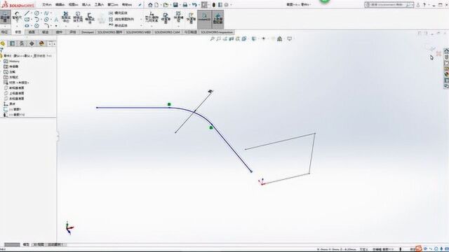 solidworks钣金:扫描法兰的扫描轮廓与路径之间的关系!机械设计