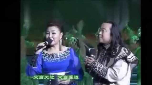 包头市著名女中音歌唱家花日和威格尔演唱《雨中草原》