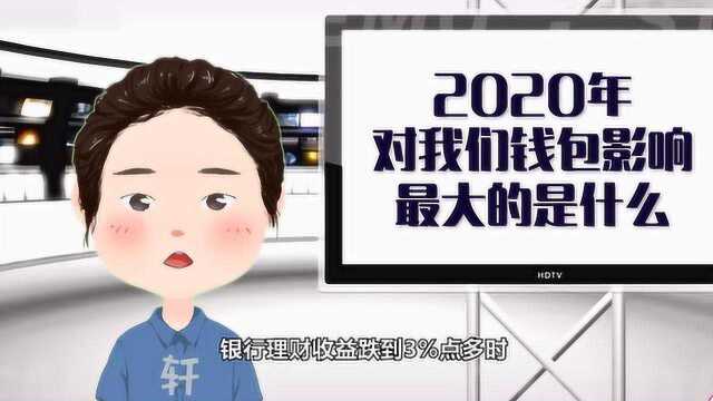 2020年,对我们钱包影响最大的是什么